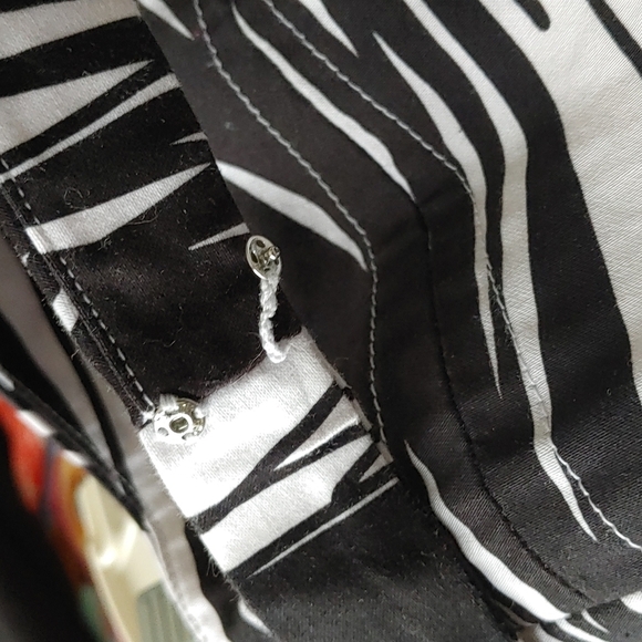 Calvin Klein black and white Geometric Career Office Tank Dress Stretch … - Picture 12 of 12